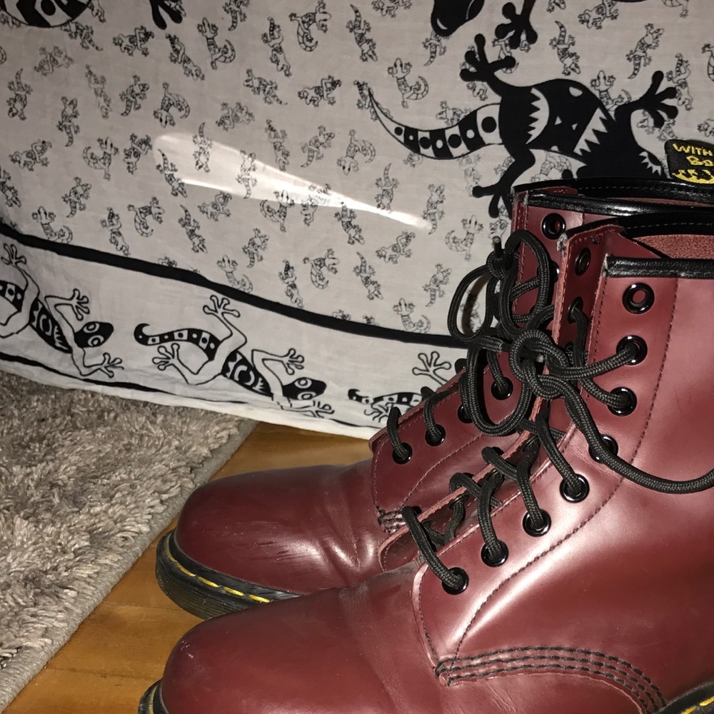 Cherry Red/ Maroon 1460 smooth Dr. Martens